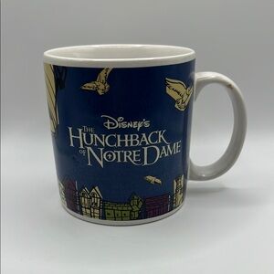 Disney Blue and White Mug with Notre Dame Design